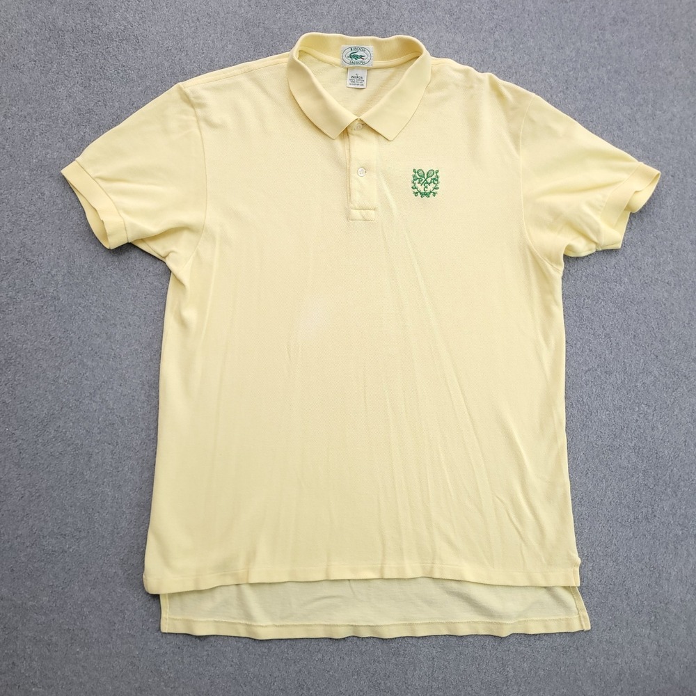 Izod‎ Lacoste Polo Shirt Mens L Patron Vintage 1980s Princess Anne Country Club - Picture 4 of 11